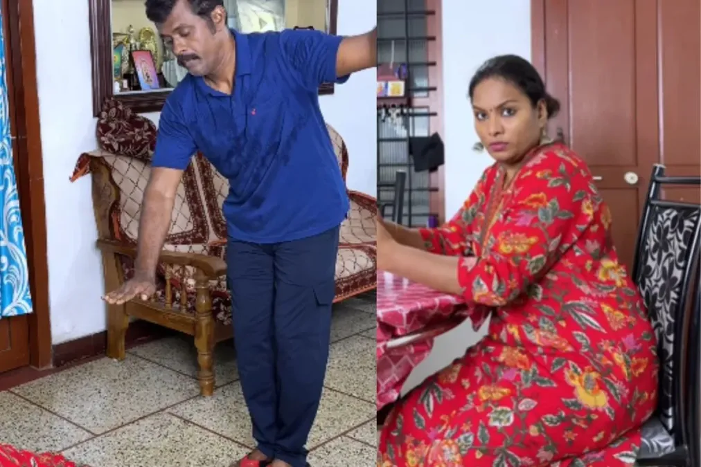 વાયરલ વિડિઓ: પત્ની યોગની પ્રેક્ટિસ કરે છે, પતિ સેલ્ફી લે છે, તેને સ્ટેટસ પર મૂકે છે, બીવી ફાયર, કેમ તપાસો?