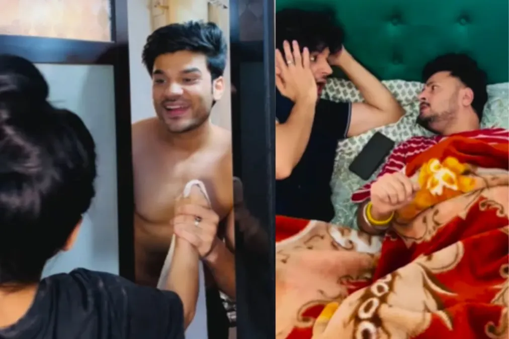 વાયરલ વિડિઓ: માણસ પત્ની સાથે રોમાંસ કરે છે, પરંતુ મિત્ર પાસેથી ચુસ્ત થપ્પડ મેળવે છે, અહીં શા માટે છે?