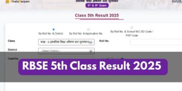 આરબીએસઇ 5 મી વર્ગ પરિણામ 2025 રાજશાલદારપ an ન.રાજાસ્થન. Gov.in: 97.47% વિદ્યાર્થીઓ પાસ; અહીં વિગતો, પગલાં અને સીધી લિંક તપાસો