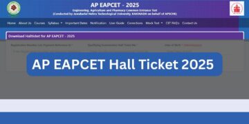 એ.પી. ઇએપીસેટ હ Hall લ ટિકિટ 2025: CETS.APSCHE.AP.gov.in, સીધી લિંક અને વિગતો પર કાર્ડ આઉટ કરો