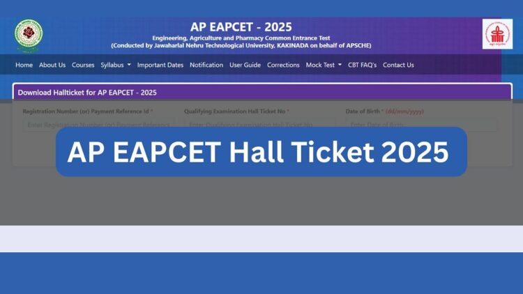 એ.પી. ઇએપીસેટ હ Hall લ ટિકિટ 2025: CETS.APSCHE.AP.gov.in, સીધી લિંક અને વિગતો પર કાર્ડ આઉટ કરો
