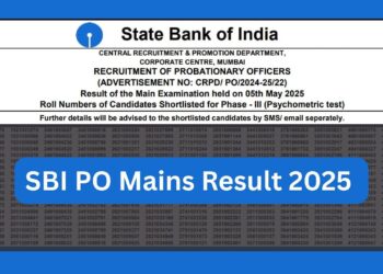 એસબીઆઈ પો મેઇન્સ પરિણામ 2025 જાહેર કરાયું: એસબીઆઈ.કો.ન પર સત્તાવાર પીડીએફમાં તમારો રોલ નંબર તપાસો; અહીં સીધી લિંક