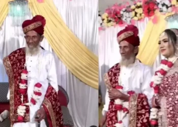 કન્યા પુરૂષ વાયરલ વિડિઓ: ગજાબ! 91 વર્ષનો માણસ યુવતી સાથે લગ્ન કરે છે; તેના અભિવ્યક્તિ વાયરલ થાય છે!