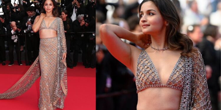 કાન્સ 2025: આલિયા ભટ્ટ ગુચીના પ્રથમ સાડી-પ્રેરિત દેખાવમાં ઇતિહાસ બનાવે છે