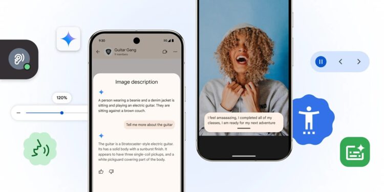 ગૂગલે Android અને ક્રોમ માટે નવી AI access ક્સેસિબિલીટી સુવિધાઓ રોલ કરી