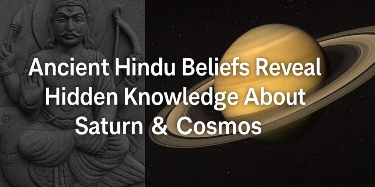 પ્રાચીન હિન્દુ માન્યતાઓ શનિ અને બ્રહ્માંડ વિશે છુપાયેલા જ્ knowledge ાનને પ્રગટ કરે છે