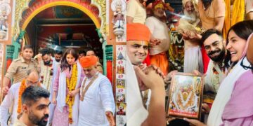 પ્રેમાનંદ મહારાજના આશીર્વાદ પછી, વિરાટ કોહલી-અનુષ્કા શર્મા આયોધ્યાના રામ મંદિર અને હનુમાન ગ ghi ી મંદિરની મુલાકાત લો