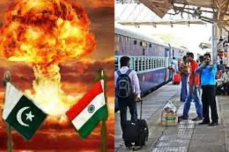 ભારત પાકિસ્તાન યુદ્ધ: એરપોર્ટ બંધ, ભારતીય રેલ્વે બચાવ માટે આવે છે, વિશેષ ટ્રેનોએ જાહેરાત કરી
