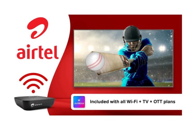 ભારતી એરટેલ નવા Wi-Fi કનેક્શન્સ પર 700 રૂપિયા આપે છે