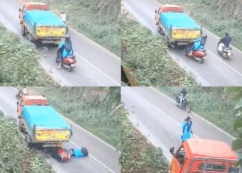 વાયરલ વિડિઓ: ક્લોઝ હજામત કરો! ટ્રક નિયંત્રણ ગુમાવે છે, પાછળથી સરકી જવાનું શરૂ કરે છે, કેરળ મહિલા આની જેમ મૃત્યુથી છટકી જાય છે