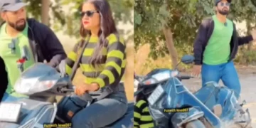 વાયરલ વિડિઓ: ગર્લ એક્ટિંગ સ્માર્ટ છોકરાની મદદનો ઇનકાર કરે છે, રસ્તા પર ફ્લેટ પડે છે, છોકરો આ રીતે બદલો લે છે