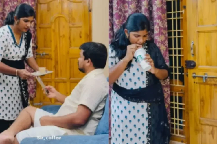 વાયરલ વિડિઓ: ઘરના માલિક મેઇડને એક કપ કોફી તૈયાર કરવા કહે છે, તે પોતે માટે આંતરરાષ્ટ્રીય બ્રાન્ડને ઓર્ડર આપે છે, માલિકની પ્રતિક્રિયા વાયરલ