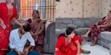 વાયરલ વિડિઓ: પત્ની મજાકથી સાસની સામે પતિને ફટકારે છે, તેની હિંસક પ્રતિક્રિયા પાછળથી તેની ભાવનાઓનો સરવાળો કરે છે