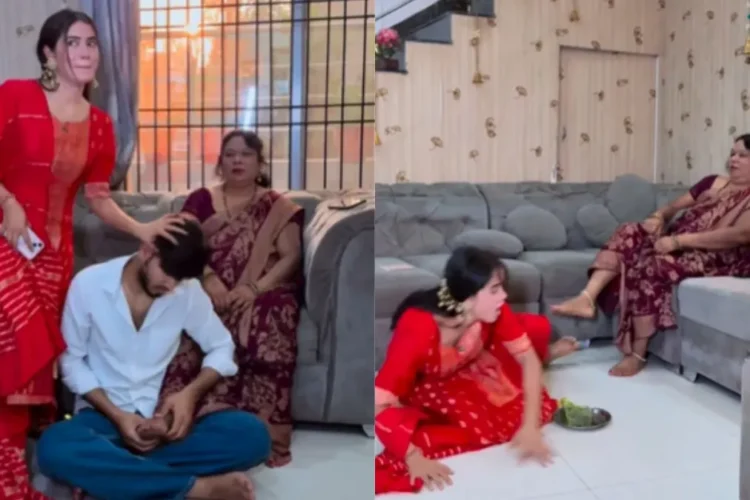વાયરલ વિડિઓ: પત્ની મજાકથી સાસની સામે પતિને ફટકારે છે, તેની હિંસક પ્રતિક્રિયા પાછળથી તેની ભાવનાઓનો સરવાળો કરે છે