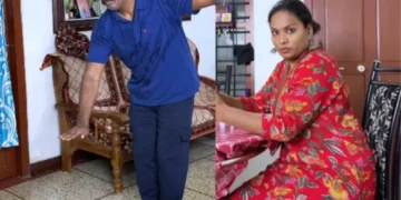 વાયરલ વિડિઓ: પત્ની યોગની પ્રેક્ટિસ કરે છે, પતિ સેલ્ફી લે છે, તેને સ્ટેટસ પર મૂકે છે, બીવી ફાયર, કેમ તપાસો?
