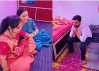 વાયરલ વીડિયો: બહેન અને ભાભી ભાઈના ઓરડામાં તેના સુહાગરાટ પર સૂવા માટે, ભૈયાની પ્રતિક્રિયા વાયરલ થાય છે