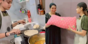 વાયરલ વીડિયો: માતા જ્યારે તેના માટે ખોરાક રાંધે છે ત્યારે પુત્રીને સોનાની ભેટ આપવાનું વચન આપે છે, જે ભેટ આપે છે તે વાયરલ થાય છે