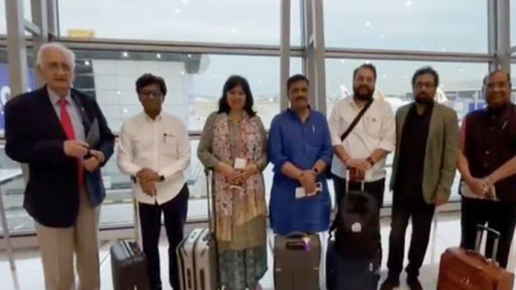 "ખૂબ સંતુષ્ટ પાછા જવું": સંજય ઝાની આગેવાનીમાં ઓલ-પાર્ટી પ્રતિનિધિ મંડળ મલ્ટિ-નેશન ટૂર સમાપ્ત કરે છે, ભારત માટે રવાના થાય છે