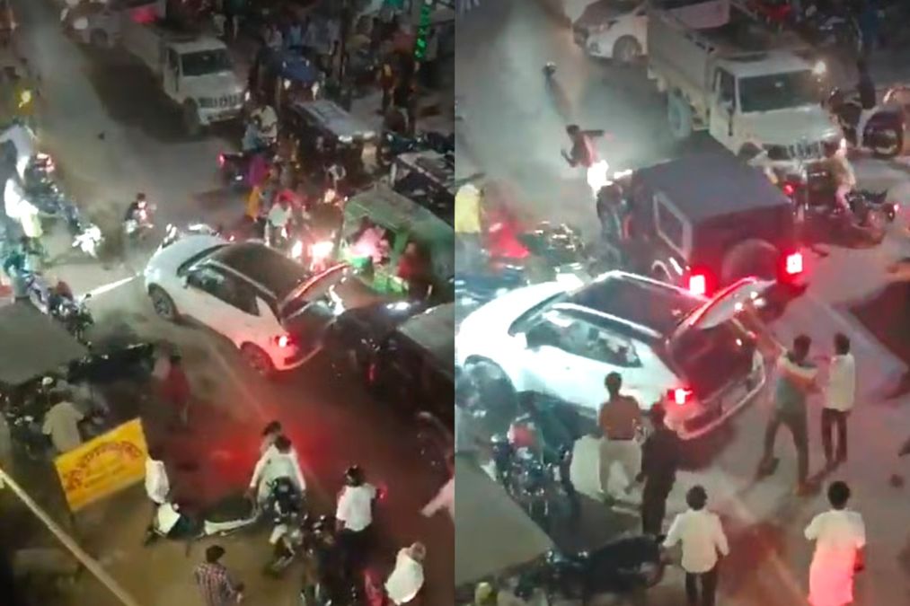 ભાડોહી હોરર: નશામાં થાર ડ્રાઈવર ટેમ્પલ-મસ્જિદ નજીક ભીડને ફટકારે છે, 3 ઇજાગ્રસ્ત, કોપ્સ કાર્યવાહી કરે છે