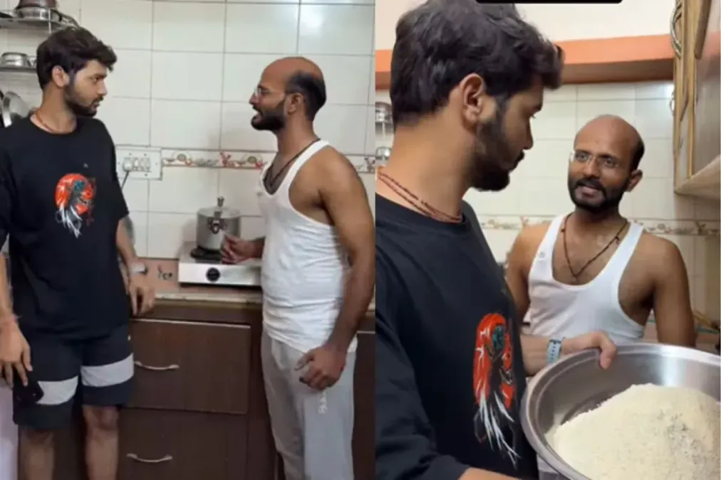 વાયરલ વિડિઓ: પતિ પત્ની સાથે લડ્યા પછી ખોરાક રાંધવાનો પ્રયત્ન કરે છે, આ રીતે તેના પુત્રને પ્રભાવિત કરે છે