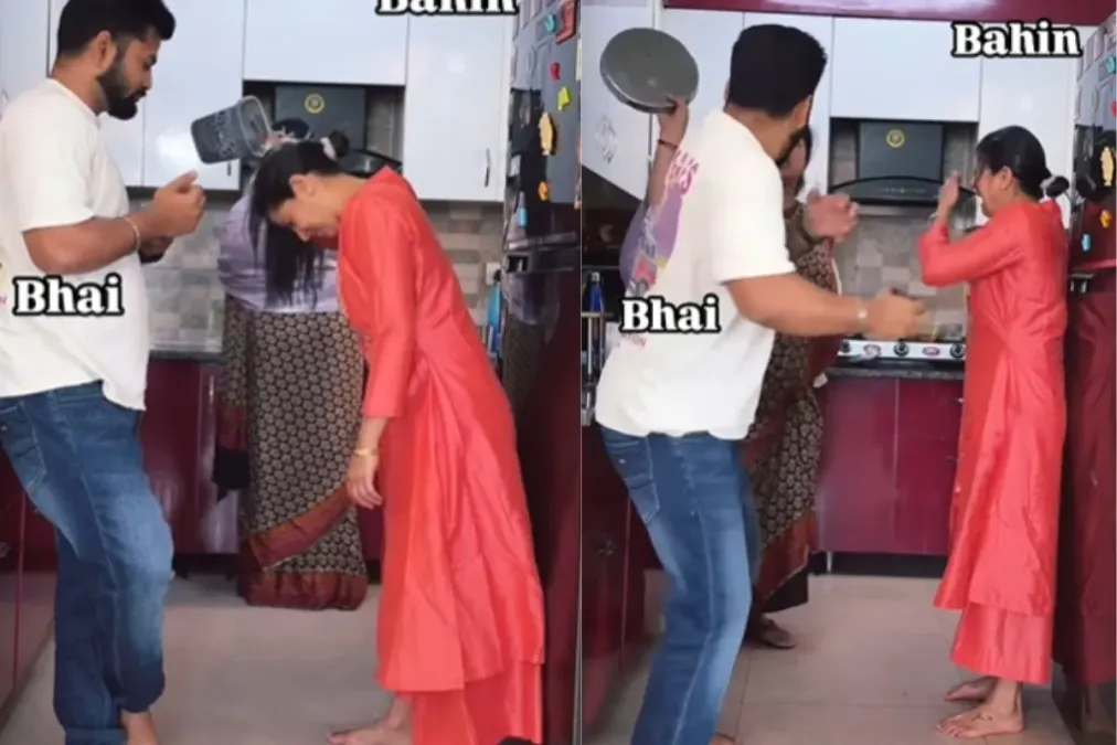 વાયરલ વિડિઓ: બહેન ભાઇ પર ખાટનાકની ટીખળની ભૂમિકા ભજવે છે, માતા તેને પાન, વ Watch ચ સાથે સખત હિટ કરે છે