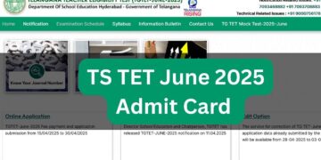 TS TET જૂન 2025 આજે tgtet.aptonline.in પર બહાર આવવાનું પ્રવેશ કાર્ડ; પરીક્ષા 18 જૂનથી શરૂ થાય છે, અહીં કેવી રીતે ડાઉનલોડ કરવું અને અન્ય વિગતો કેવી રીતે કરવી તે તપાસો