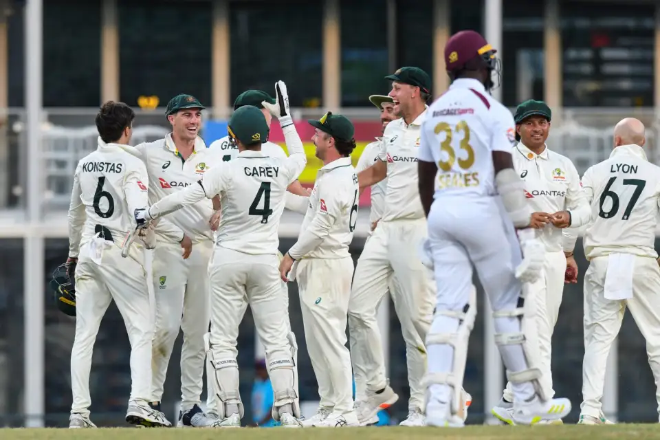 WI VS AUS: વેસ્ટ ઇન્ડીઝ 2 જી ટેસ્ટમાં પેટ કમિન્સ એન્ડ કું સામે પુનરાગમન તરફ ધ્યાન આપે છે