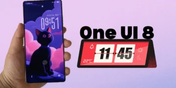 એક UI 8 સાથે અનુકૂલનશીલ લ screen ક સ્ક્રીન ઘડિયાળ: તેને ક્રિયામાં જુઓ