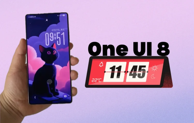 એક UI 8 સાથે અનુકૂલનશીલ લ screen ક સ્ક્રીન ઘડિયાળ: તેને ક્રિયામાં જુઓ
