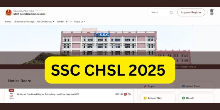 એસએસસી સીએચએસએલ 2025 સૂચના આઉટ: એસએસસી.ગોવ.ઇન પર 3,131 ખાલી જગ્યાઓ માટે અરજી શરૂ થાય છે; અહીં લાગુ કરવા માટે કી તારીખો, પાત્રતા અને સીધી લિંક તપાસો