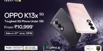 ઓપ્પો કે 13x 5 જી આજે આકર્ષક લોંચ offers ફર્સ સાથે વેચાણ પર જાય છે