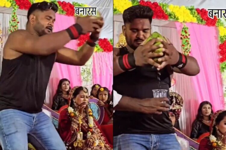 કન્યા પુરૂષ વાયરલ વિડિઓ: માણસ માથાથી નાળિયેરને તોડ્યો, દુલ્હા દુલ્હાન આઘાત પામ્યો, નેટીઝન્સ આશ્ચર્ય છે કે તે દિલ ટુતા આશિક છે !!
