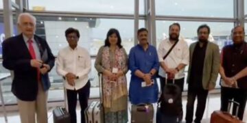 "ખૂબ સંતુષ્ટ પાછા જવું": સંજય ઝાની આગેવાનીમાં ઓલ-પાર્ટી પ્રતિનિધિ મંડળ મલ્ટિ-નેશન ટૂર સમાપ્ત કરે છે, ભારત માટે રવાના થાય છે
