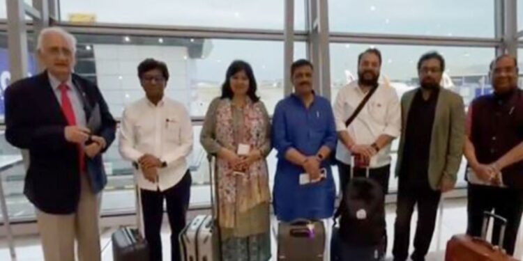 "ખૂબ સંતુષ્ટ પાછા જવું": સંજય ઝાની આગેવાનીમાં ઓલ-પાર્ટી પ્રતિનિધિ મંડળ મલ્ટિ-નેશન ટૂર સમાપ્ત કરે છે, ભારત માટે રવાના થાય છે