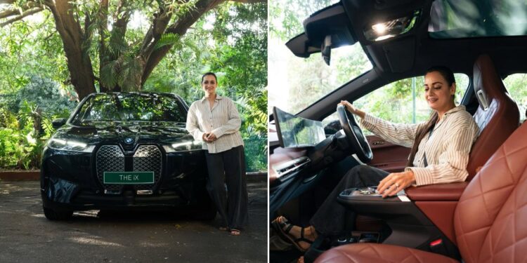 દિયા મિર્ઝા નવી રૂ. 1.5 કરોડ BMW IX ખરીદે છે
