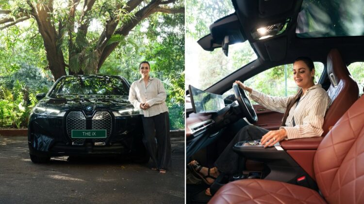 દિયા મિર્ઝા નવી રૂ. 1.5 કરોડ BMW IX ખરીદે છે