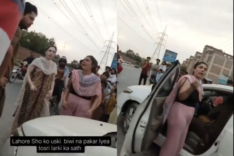 પાકિસ્તાન વાયરલ વીડિયો: પાકિસ્તાની પત્નીએ બીજી છોકરી સાથે કારમાં સમાધાનની સ્થિતિમાં શૂ પતિને પકડ્યો!