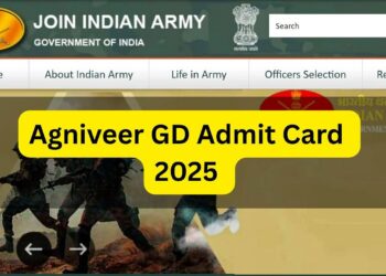 ભારતીય આર્મી એગ્નીવીર જીડી એડિટ કાર્ડ 2025 આઉટ જોગિન્ડીઆનાર્મી.નિક.એન; પરીક્ષાઓ 30 જૂનથી શરૂ થાય છે, અહીં હ Hall લ ટિકિટ ડાઉનલોડ કરો