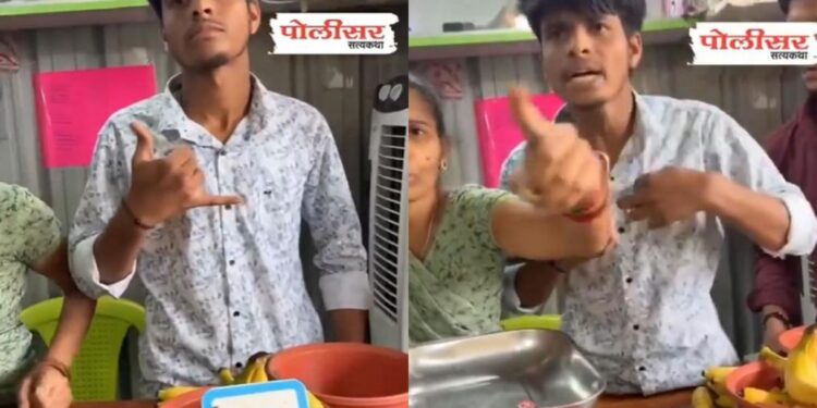 'મરાઠી આતા નાહી હૈ તોહ દુકાનો ક્યૂ ખોલ્ને કા?' ભાષા વિડિઓ ઉપર ગ્રાહક-શોપકીપર અથડામણ વાયરલ થાય છે