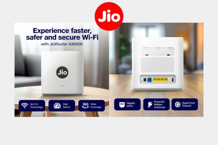 રિલાયન્સ જિઓએ Wi-Fi 6 અને મેશ સપોર્ટ સાથે AX6000 યુનિવર્સલ રાઉટર લોંચ કર્યું