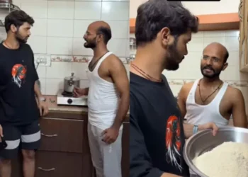 વાયરલ વિડિઓ: પતિ પત્ની સાથે લડ્યા પછી ખોરાક રાંધવાનો પ્રયત્ન કરે છે, આ રીતે તેના પુત્રને પ્રભાવિત કરે છે