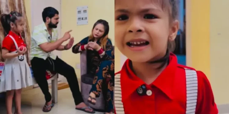 વાયરલ વિડિઓ: મમ્મી -પપ્પાની લડત પછી નાની છોકરી કંટાળી જાય છે, વસ્તુઓ સરળ બનાવવા માટે આ કરે છે