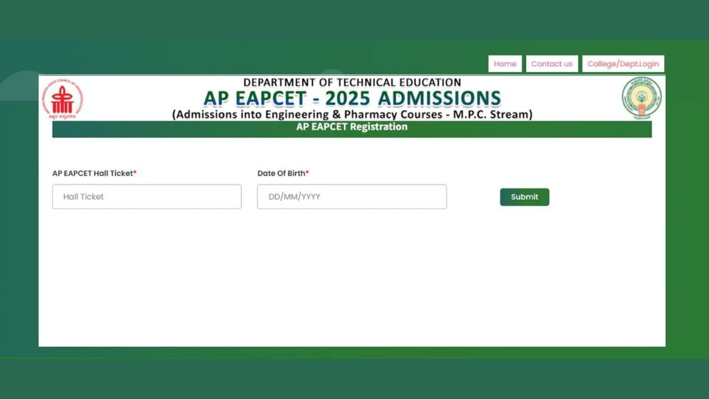 એપી ઇએએમસીઇટી 2025 પરામર્શ શરૂ થાય છે: અહીં અરજી કરવા માટે નોંધણી તારીખો, ફી, શેડ્યૂલ અને સીધી લિંક તપાસો