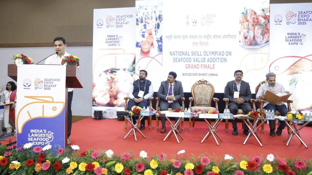 સીફૂડ એક્સ્પો ભારત 2025: કેરળની થેનસીર કેઆર ભારતની પ્રથમ સીફૂડ કૌશલ્ય ઓલિમ્પિયાડ જીતે છે