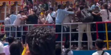 ઉત્તરાખંડ વાયરલ વિડિઓ: વિશ્વાસ મૂક્કોમાં ફેરવાય છે! ફોટા ક્લિક કરવા પર બદ્રીનાથ મંદિરના દરવાજા પર ટકરાશે, નેટીઝન્સ આઘાત લાગ્યો