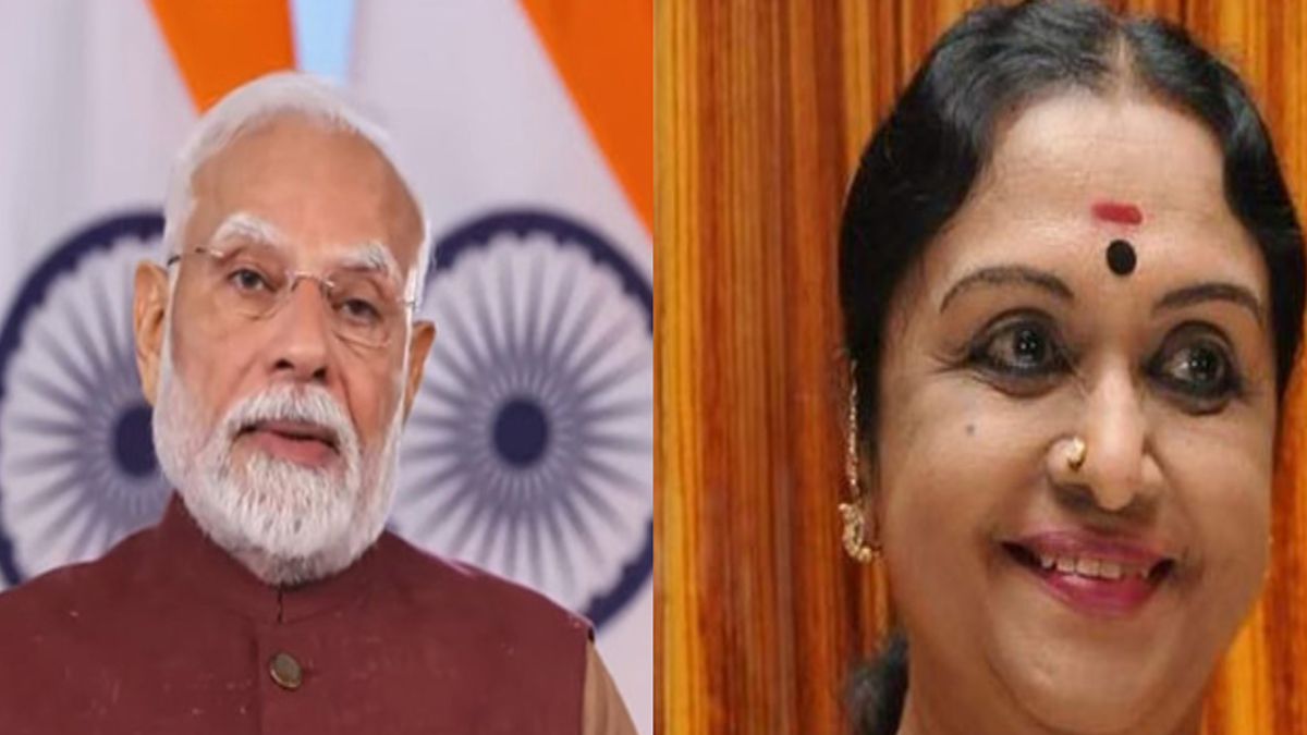 “ભારતીય સિનેમા, સંસ્કૃતિનું અનુકરણીય ચિહ્ન”: પી.એમ. મોદી કોન્ડોલ્સ ડેમિસ ઓફ બી સરોજા દેવી
