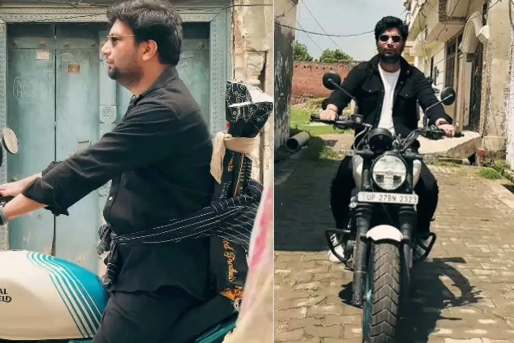 વાયરલ વીડિયો: આધુનિક પતિ સાઇયારા મોબાઇક દ્રશ્યને ફરીથી બનાવે છે, પરંતુ પાછળની સીટ પર કોણ છે, તપાસો?